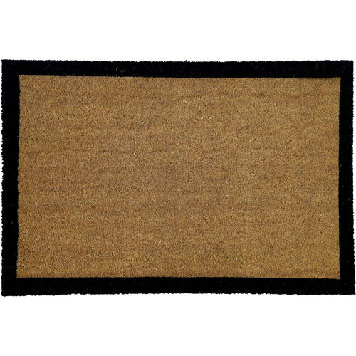 Solemate PVC Backed Coconut Coir Border Doormat 58x89cm