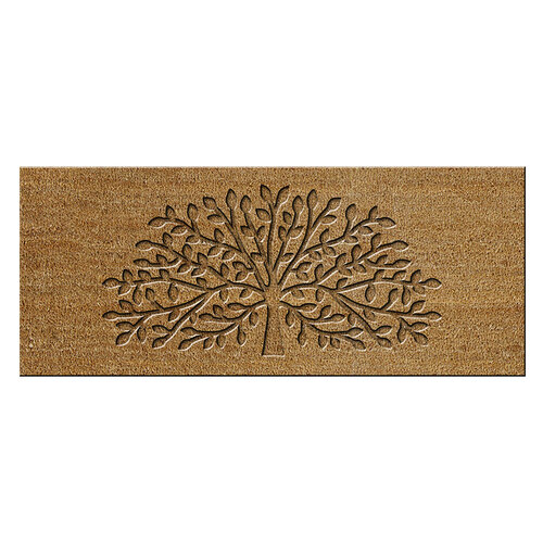 Solemate Embossed Tree 55x120cm Doormat