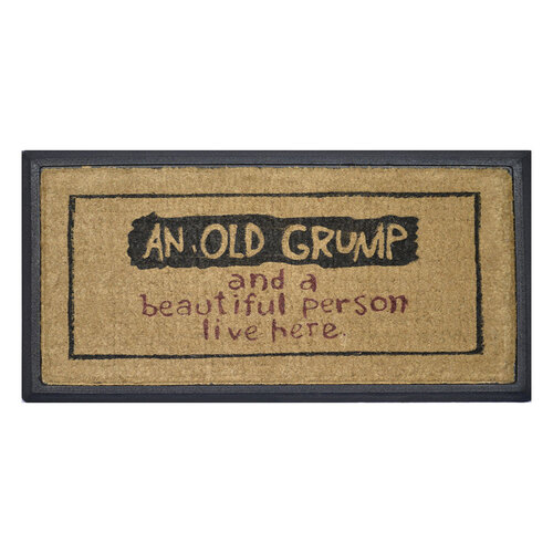 Solemate An Old Grump Themed 40x70cm Doormat