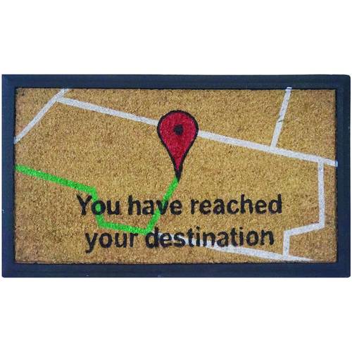 Solemate Rubber-Coir Destination 40x70cm Outdoor Doormat 