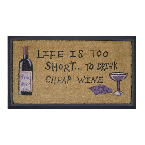 Solemate Cheap Wine 40x70cm Themed Doormat