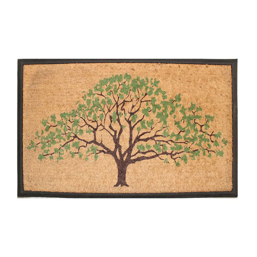 Solemate Green Tree Small Leaf 75x120cm Doormat