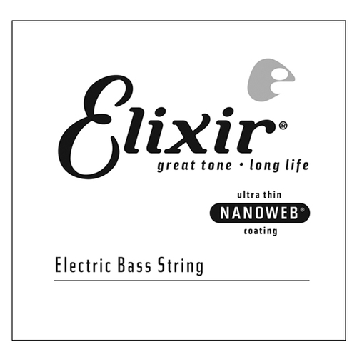 Elixir #15365 Bass Guitar Nanoweb Coating 0.065 Single String
