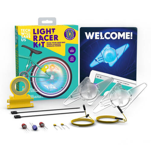TechWillSaveUs Light Racker Kit for Kids Bike 8y+