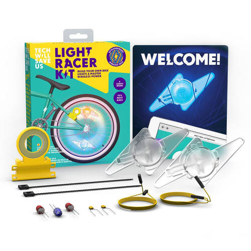 TechWillSaveUs Light Racker Kit for Kids Bike 8y+