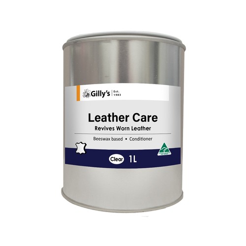 Gilly's Clear 1L Leather Care Nourish & Protect For Furniture