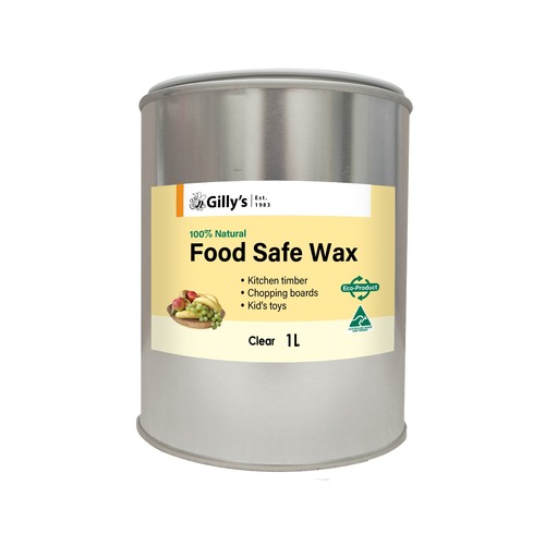 Gilly's Food Safe Wax for Kitchen Timber/Chopping Boards/Toys 1L