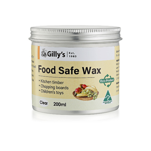 Gilly's Food Safe Wax for Kitchen Timber/Chopping Boards/Toys 200ml