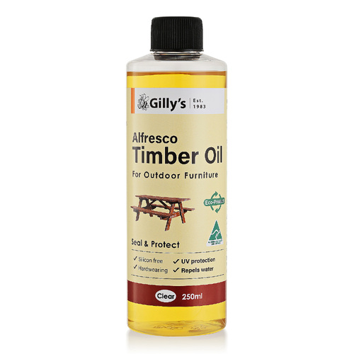 Gilly's Outdoor Alfresco/Furniture Timber Protect Oil 250ml