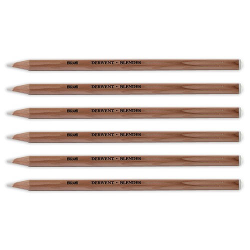 Derwent Art Craft Colourless Hexagonal Colour Blender Pencil 6PK