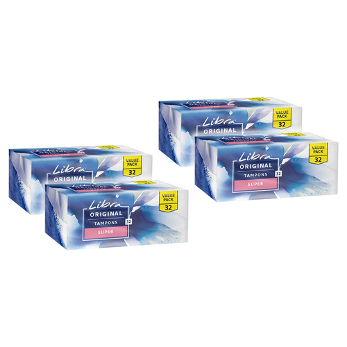 128pc Libra Tampons Super Original
