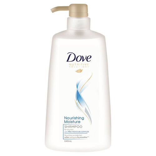 Dove 640ml Shampoo Nourishing Moisture for Dry Hair