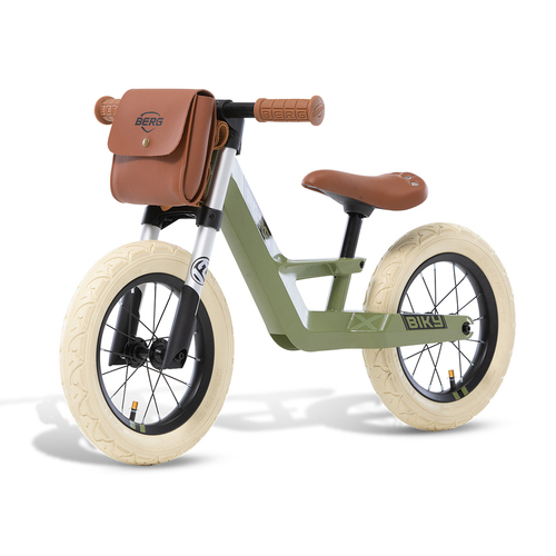 Berg Biky Retro Kids/Children's Push Balance Bike Green 2-5y
