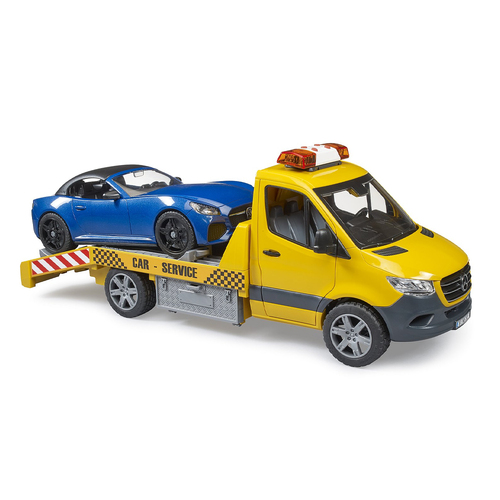 Bruder 1:16 Mercedes G3 Sprinter Transporter w/ Roadsters/Sirens 4y+