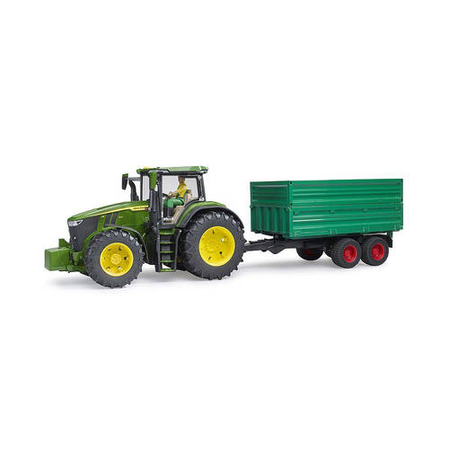 Bruder ABS Tandem Axle Tipping Trailer w/Removable Top Vehicle 37cm Toy 3y+