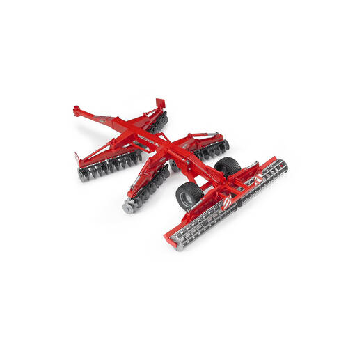 Bruder ABS Kuhn Discover XL Disc Harrow Farm Vehicle 54.5cm Toy Red 4y+