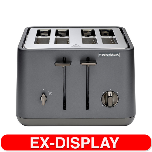 Morphy Richards 4-Slice Aspect Toaster - Titanium/Black