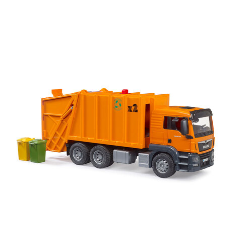 Bruder 1:16 Man TGS Garbage Truck Scale Model Kids Toy 3y+