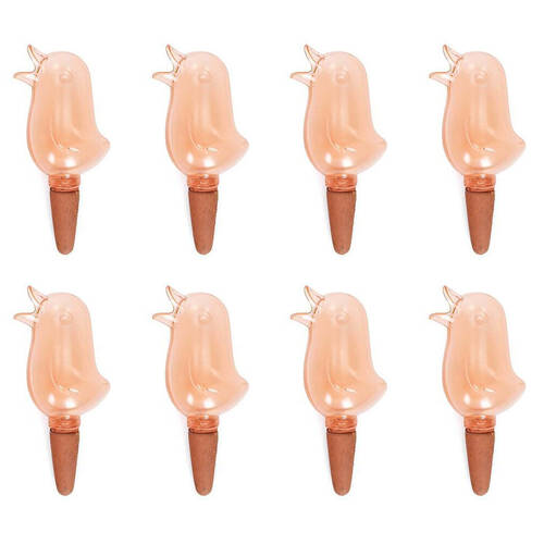 8PK A.FRESCO Plastic Bird Waterer Spike 200ml - Assorted