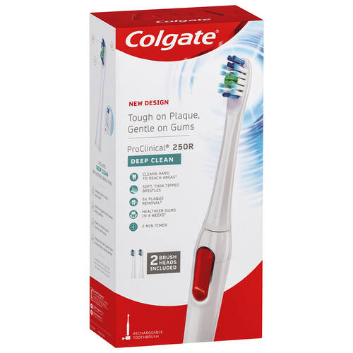 Colgate ProClinical 250R Deep Clean Tooth Brush - White
