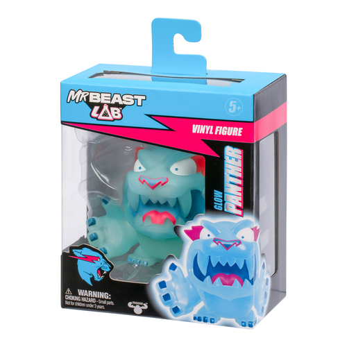 Mr Beast Lab Vinyl Figure Toy Glow Panther Assorted 5+