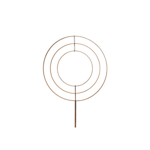 Sculpture Ring Home/Garden/Patio Decor 75x123cm - Brown