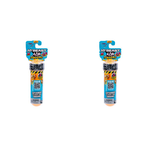 4pc Mr Beast Lab Swarms S2 Test Tube Action Figure Toy Kit Assorted 5y+