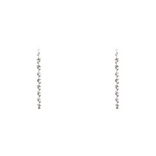 2PK Bee Chain w/ Bell Rust Hanging Garden Decor 8x130cm - Assorted
