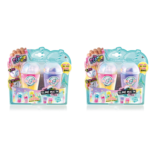 2x 2pc Canal Toys So Slime DIY Drinks Kids/Children Toys 6y+ - Assorted 