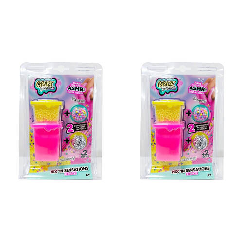 4pc Crazy Sensations Mix'In Sensations - Yellow/Pink 6y+