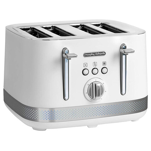 Morphy Richards Illumination 4 Slice Toaster-White