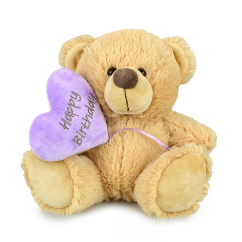 My Buddy Bear 23cm Happy Birthday Soft Animal Plush Toy 3+ Assorted