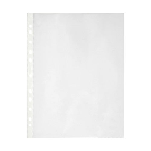 100pc Marbig Heavy Weight A4 Ring Binder Sheet Protectors - Clear