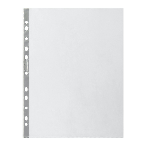 100pc Marbig Heavy Weight A3 Ring Binder Sheet Protectors Portrait - Clear