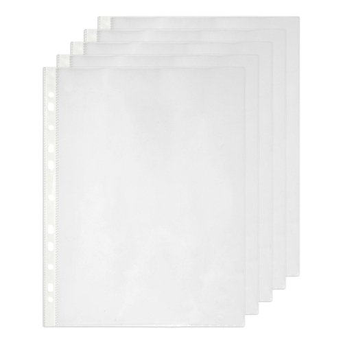 150pc Marbig Pro Antimicrobial A4 Ring Binder Sheet Protector - Clear