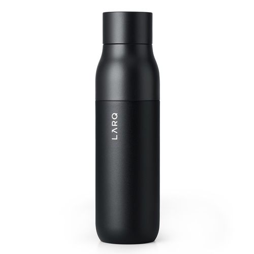 LARQ Insulated Water Drink Bottle Obsidian Black 500ml/17oz 
