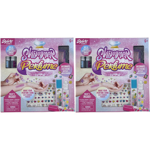 2PK Style It! Shimmer Perfume DIY Craft Kit Set Kids/Children 6y+