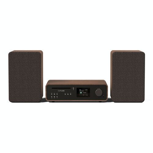 Pure Classic Stereo Music System - Coffee Black/Walnut
