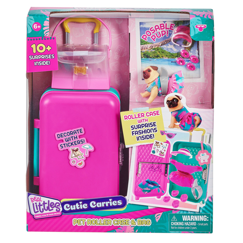 Real Littles Cutie Carries Pet Roller Case & Bag Pack Set Kids Toy 6y+