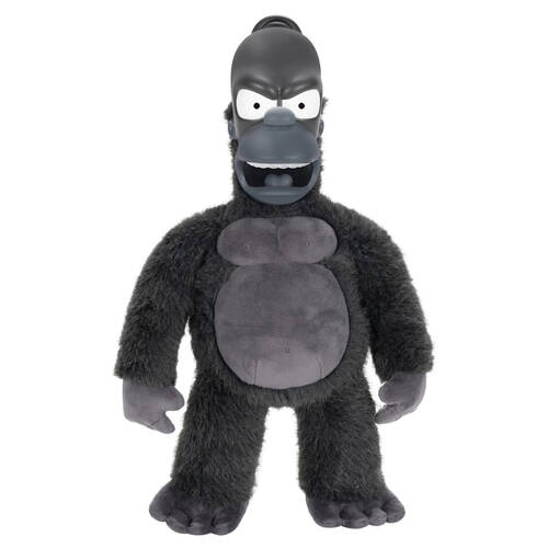 The Simpsons 16 In King Kong Homer Plush Soft Toy - Black 14y+