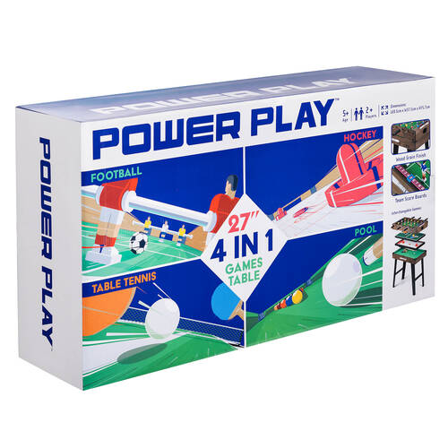Wilton Bradley 27In Indoor 4 in One Family Entertainment Games Table