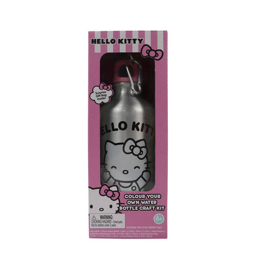 Hello Kitty Colour Your Own DIY Doodle Water Bottle Craft Kit 6y+