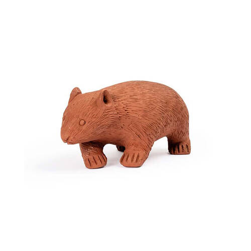  Terracotta Wombat Pot Large 34x19cm - Orange
