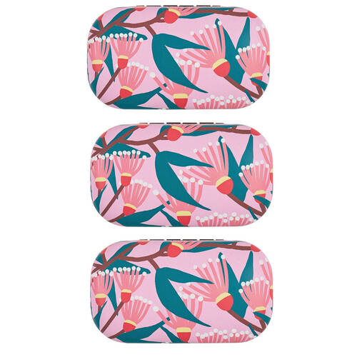 3PK Annabel Trends Safe Keeper Storage Case Organiser 8x5cm Blossom Branches