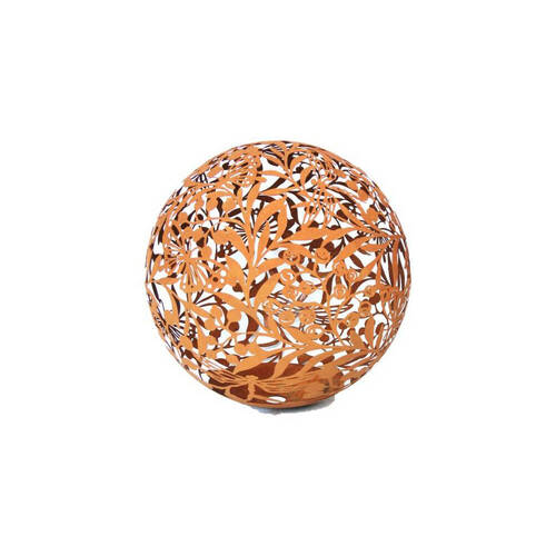 Ball Australian Wildlife Corten Steel Ball 50x50cm - Rust