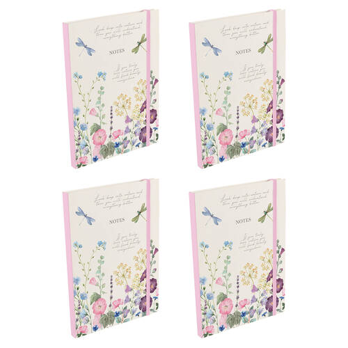 4PK Gibson Gifts Wild Harmony A5 Notebook Writing Stationery