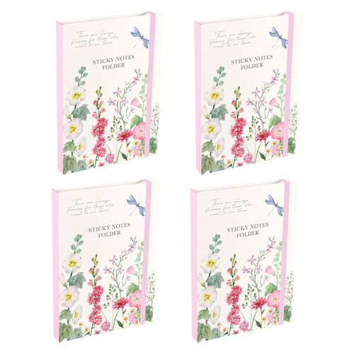4PK Gibson Gifts Wild Harmony Sticky Note Pad Folder Stationery 193mm