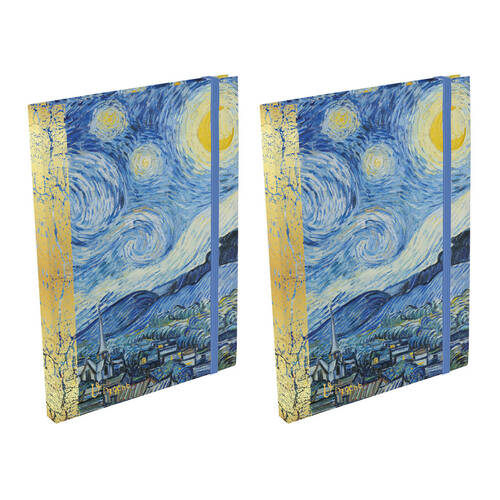 2PK Gibson Gifts Starry Night A5 Notebook Writing Stationery