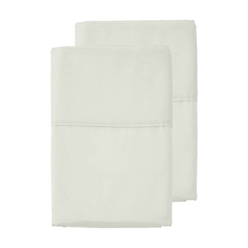 2pc Grosvenor House 500TC Egyptian Cotton Standard Pillowcases Taupe