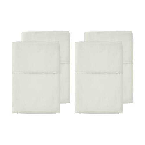 2x 2pc Grosvenor House 500TC Egyptian Cotton Standard Pillowcases Taupe